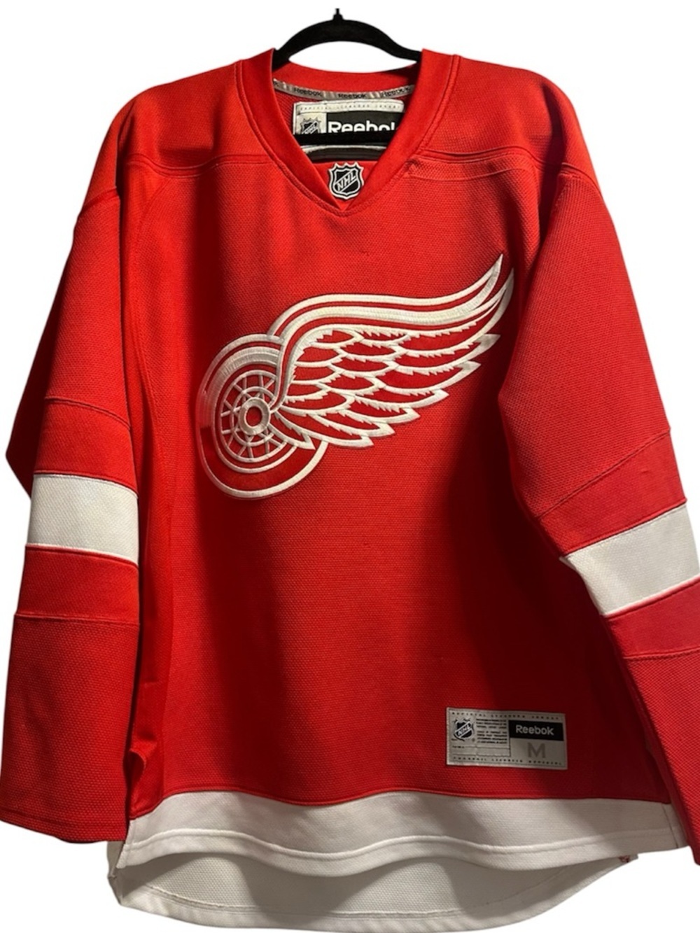 Reebok M  Detroit Red Wings Official Licensed NHL Hockey  Jersey